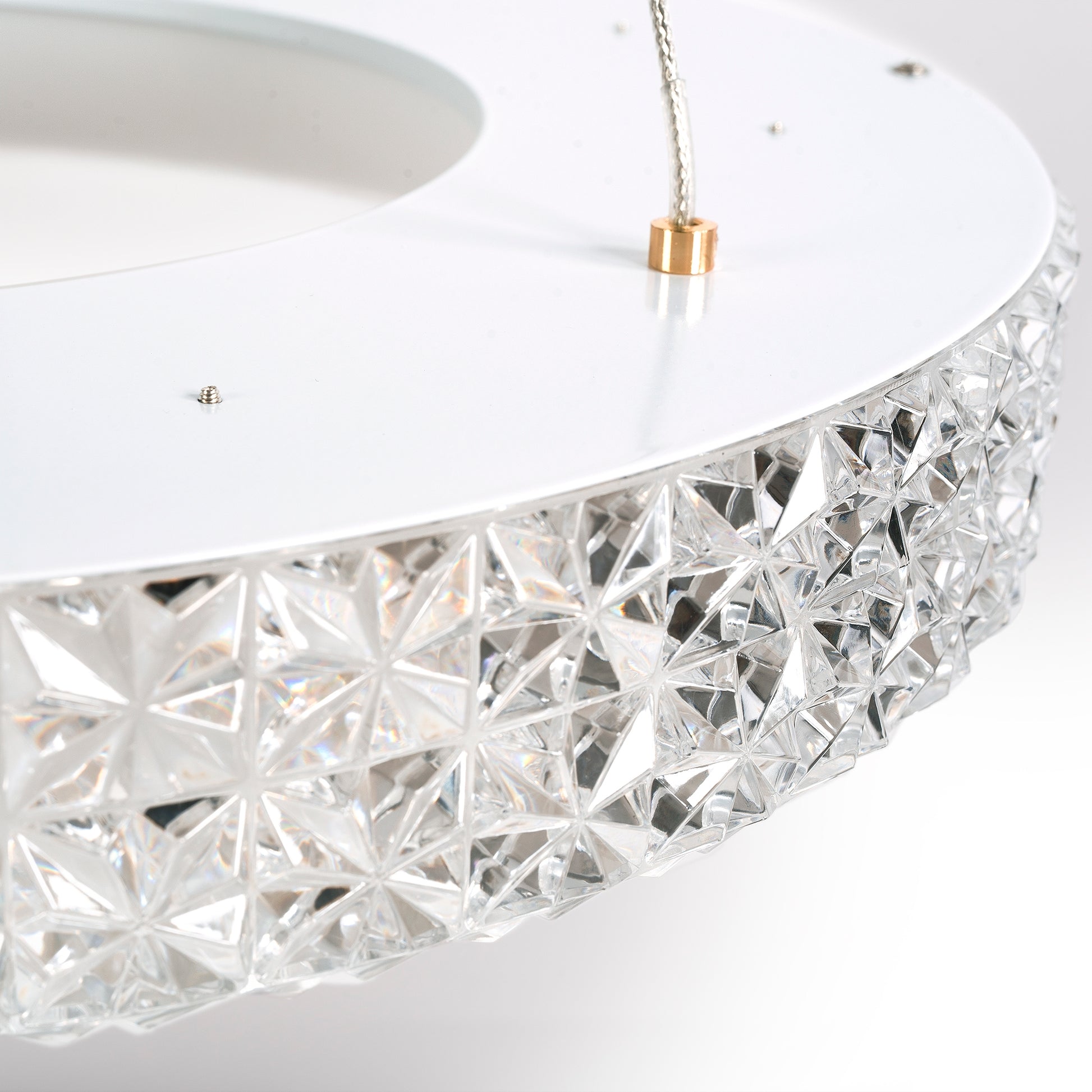 Lampa Wisząca Led Ms002-cp Różowe Złoto 60cm  5