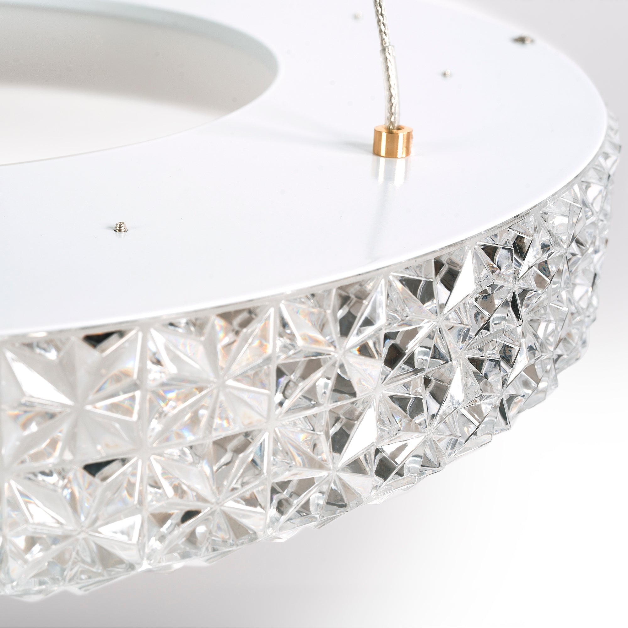 Lampa Wisząca Led Ms002-cp Różowe Złoto 60cm  5