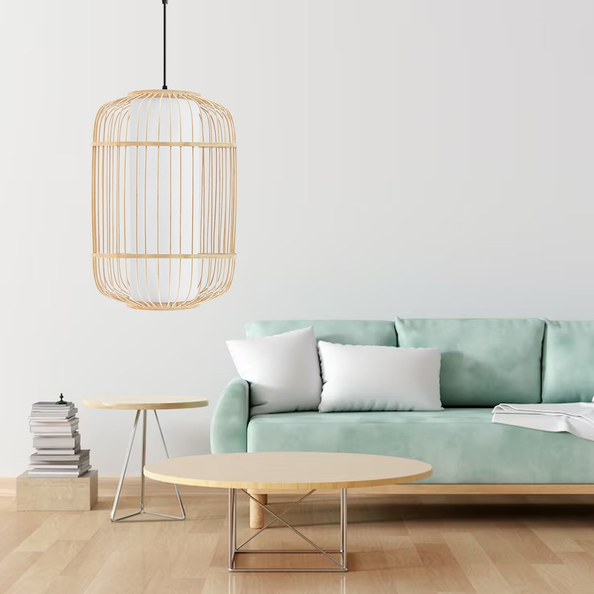 Lampa Wisząca Bambusowa APP1626-1CP  6