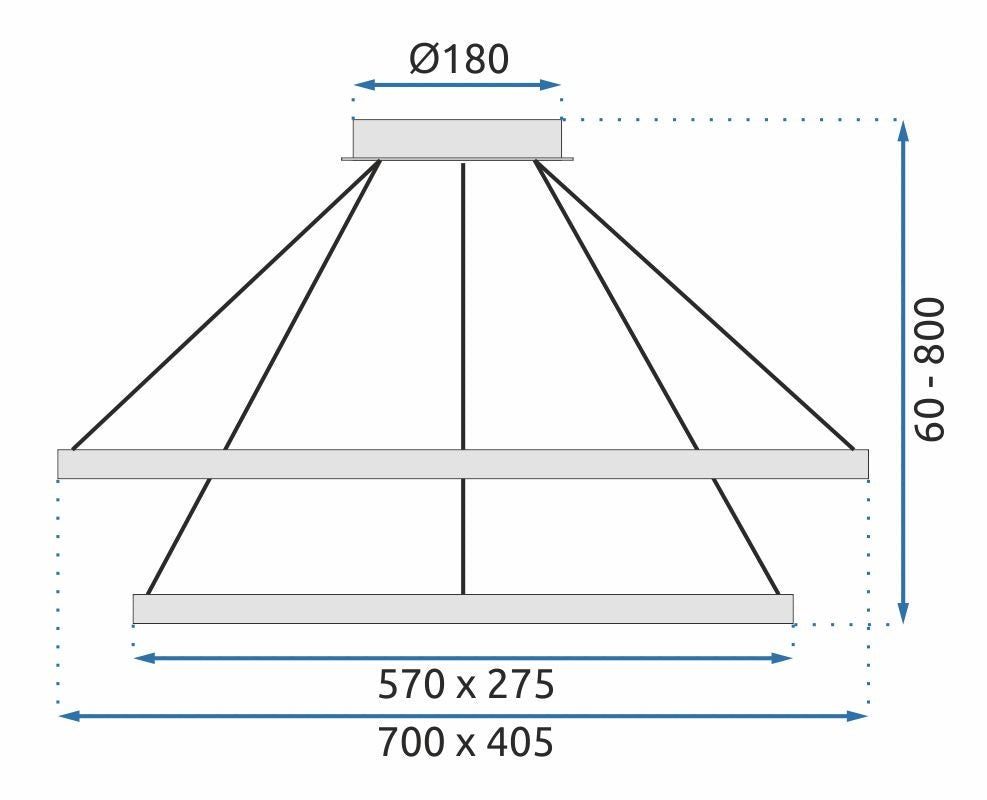 Lampa Kryształowa Wisząca Led APP771-3CP  7
