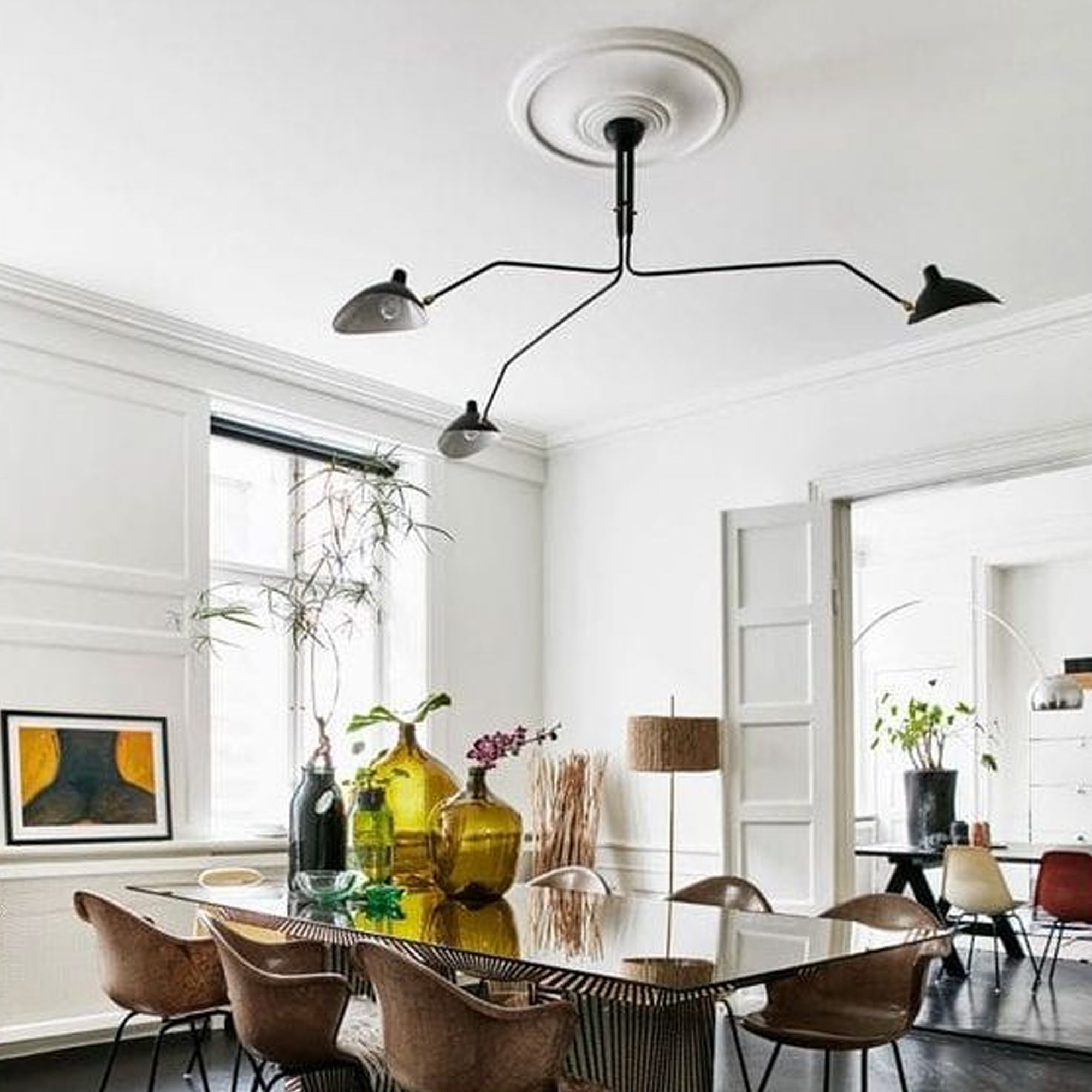 Lampa Sufitowa 3 Ramienna APP569-3C Czarna  8