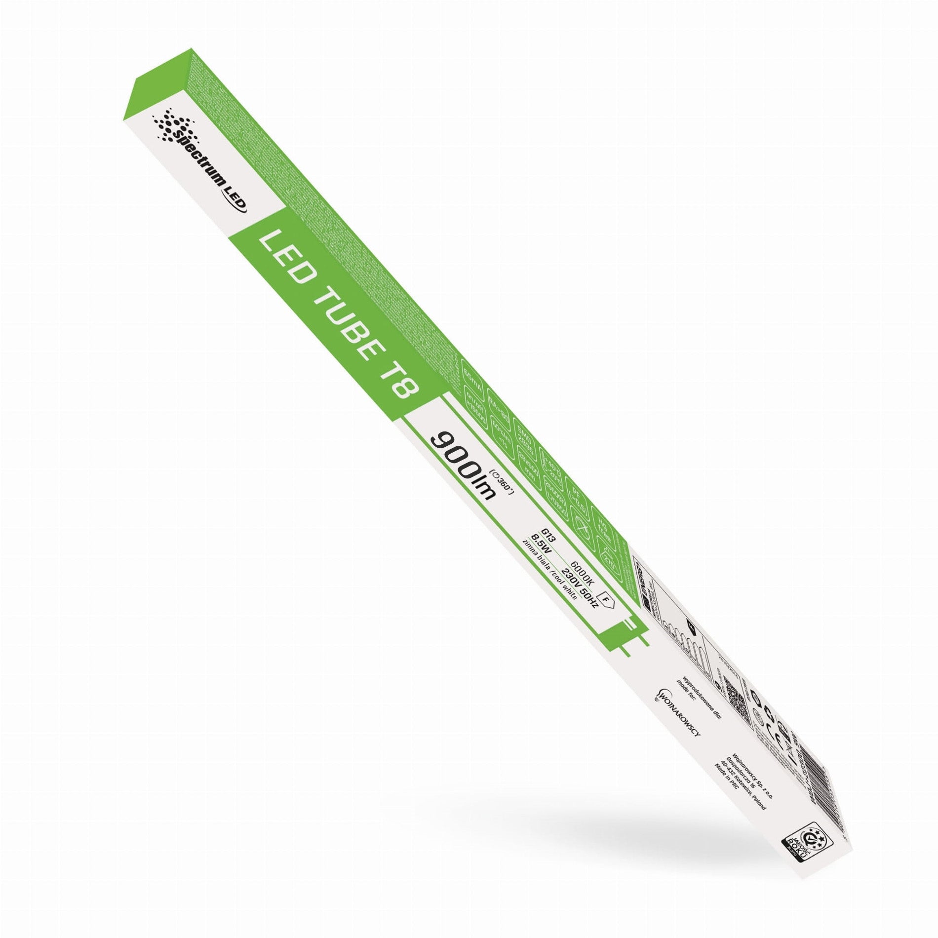 Tuba Led Biała Zimna 60 Cm T8 230v 8,5w Woj+22302  2