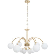 Lampa Sufitowa Glamour APP962-12CP Złota  1