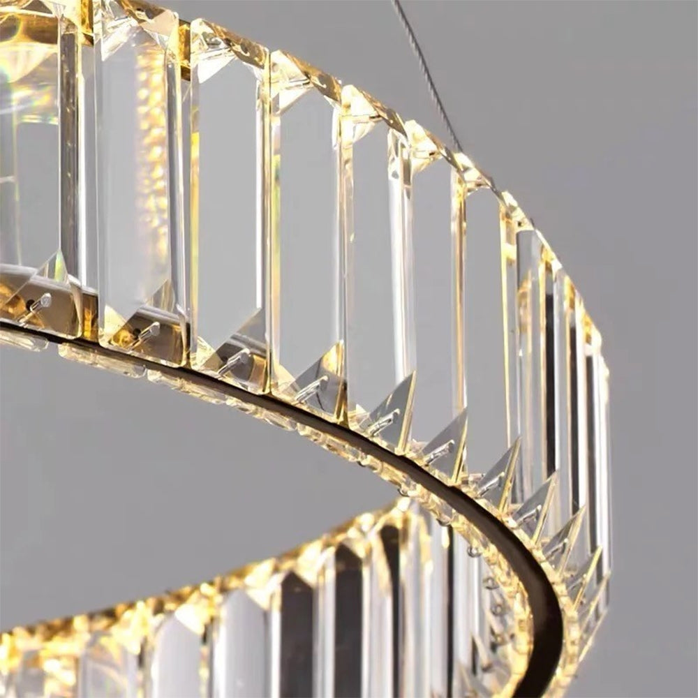 Kryształowa Lampa Sufitowa Led App982-cp  2