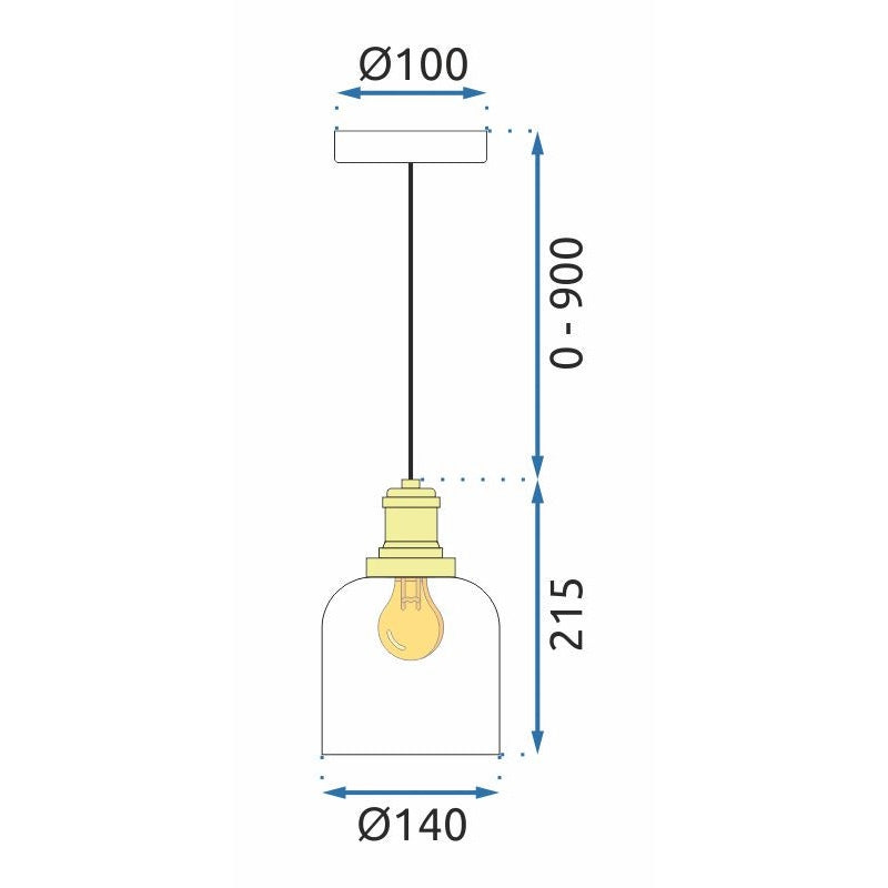 Lampa Wisząca App1173 Biała  7