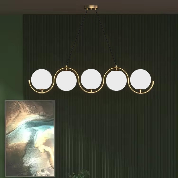 Lampa Sufitowa Wisząca APP1440-5CP Złota  6