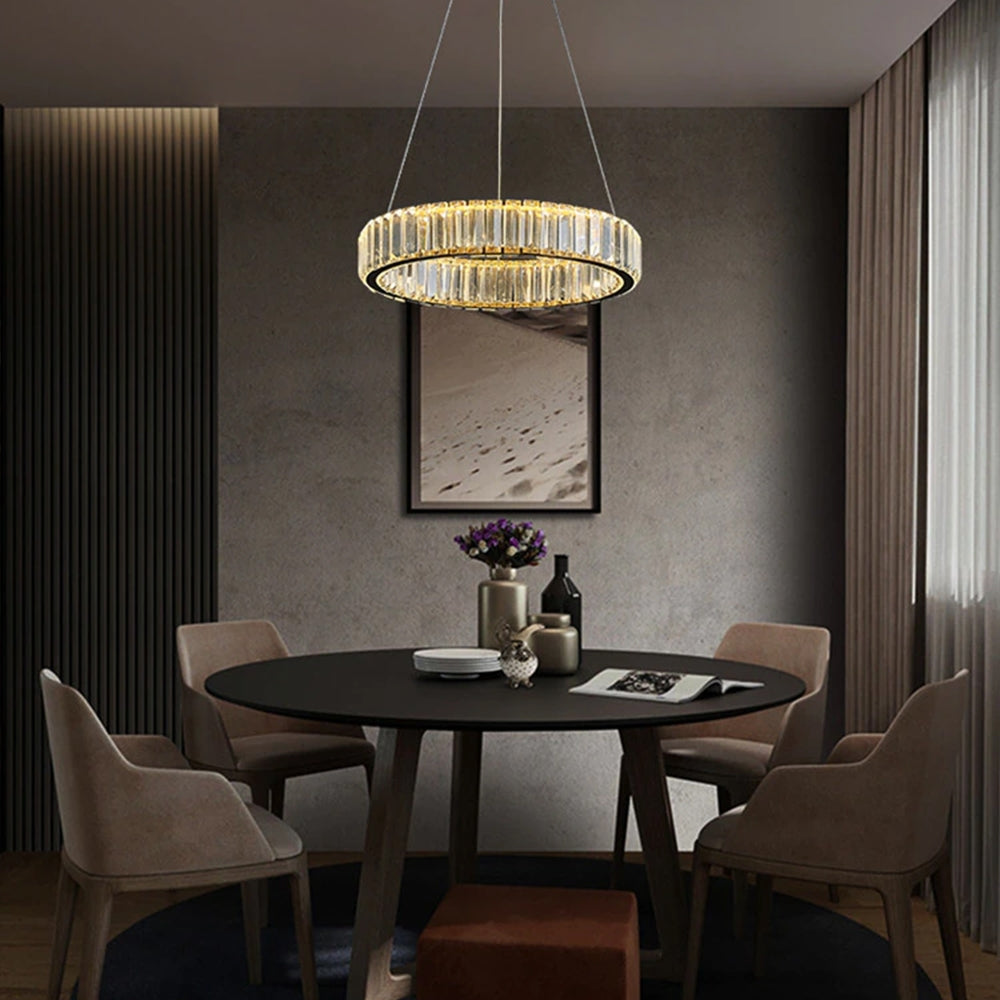 Kryształowa Lampa Sufitowa Led App982-cp  4