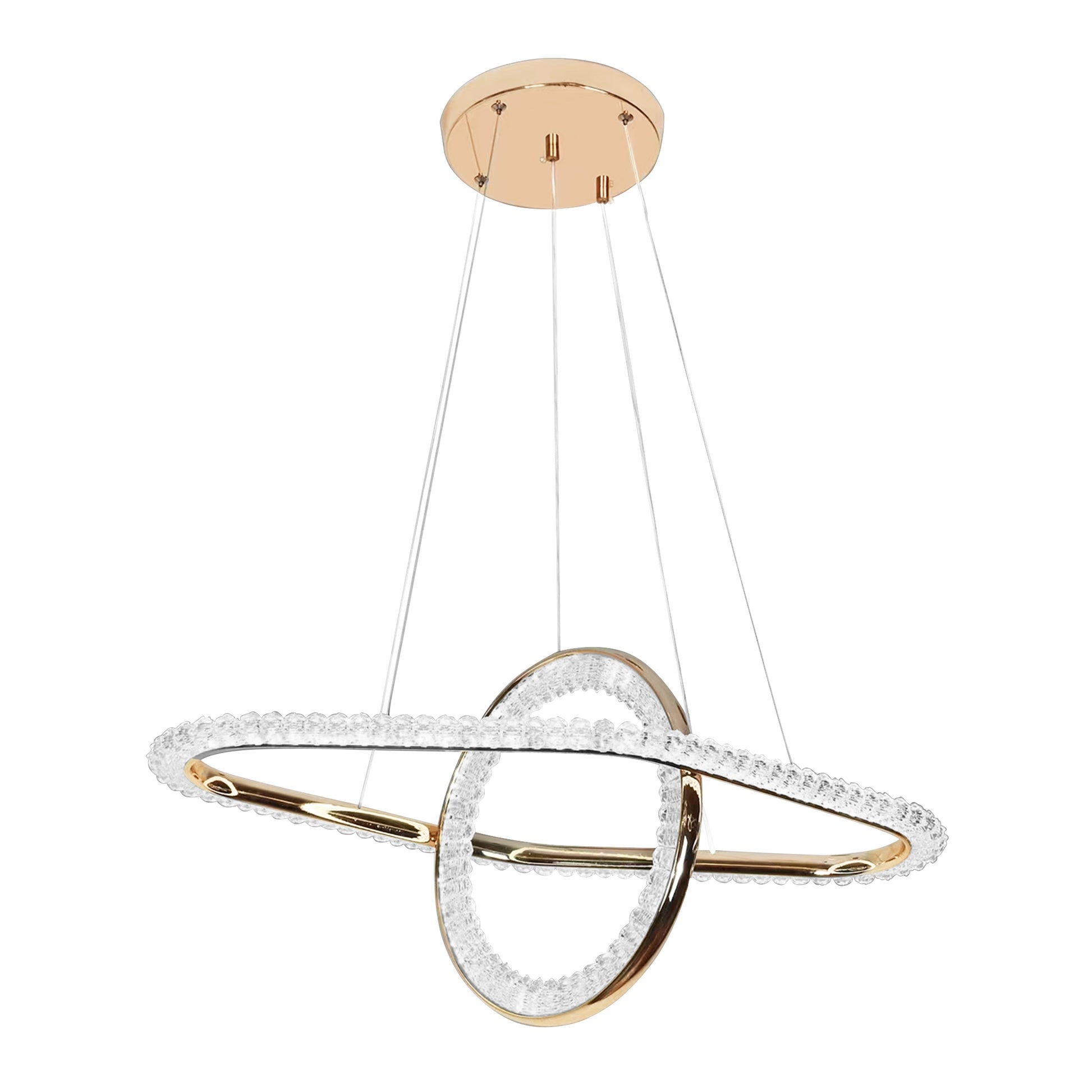 Lampa Wisząca Led G034-cp Złota  1