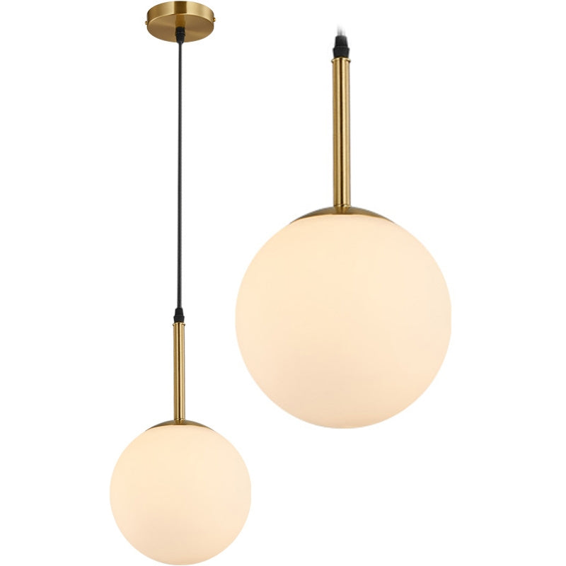 Lampa Sufitowa Szklana APP431-1CP Biała  1