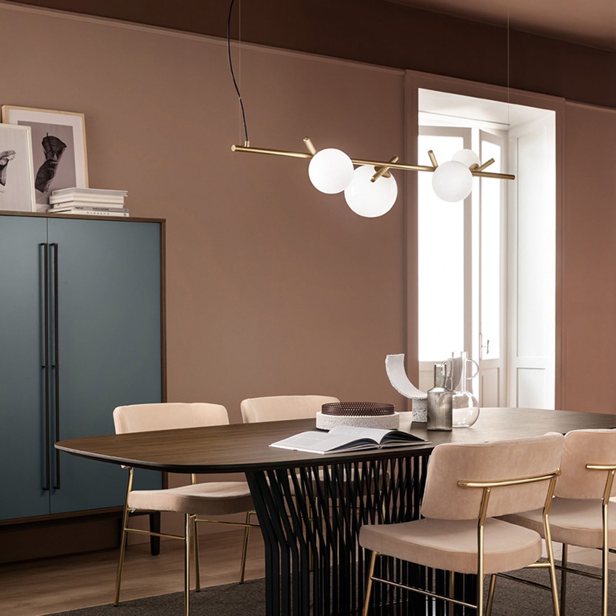 Lampa Sufitowa Wisząca Gold APP1665-4CP  2