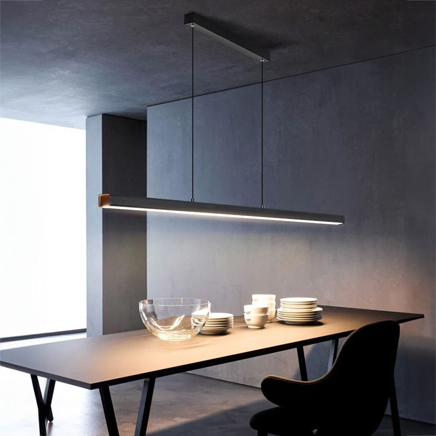 Lampa Sufitowa Wisząca Led App1448-cp Czarna 100cm  7