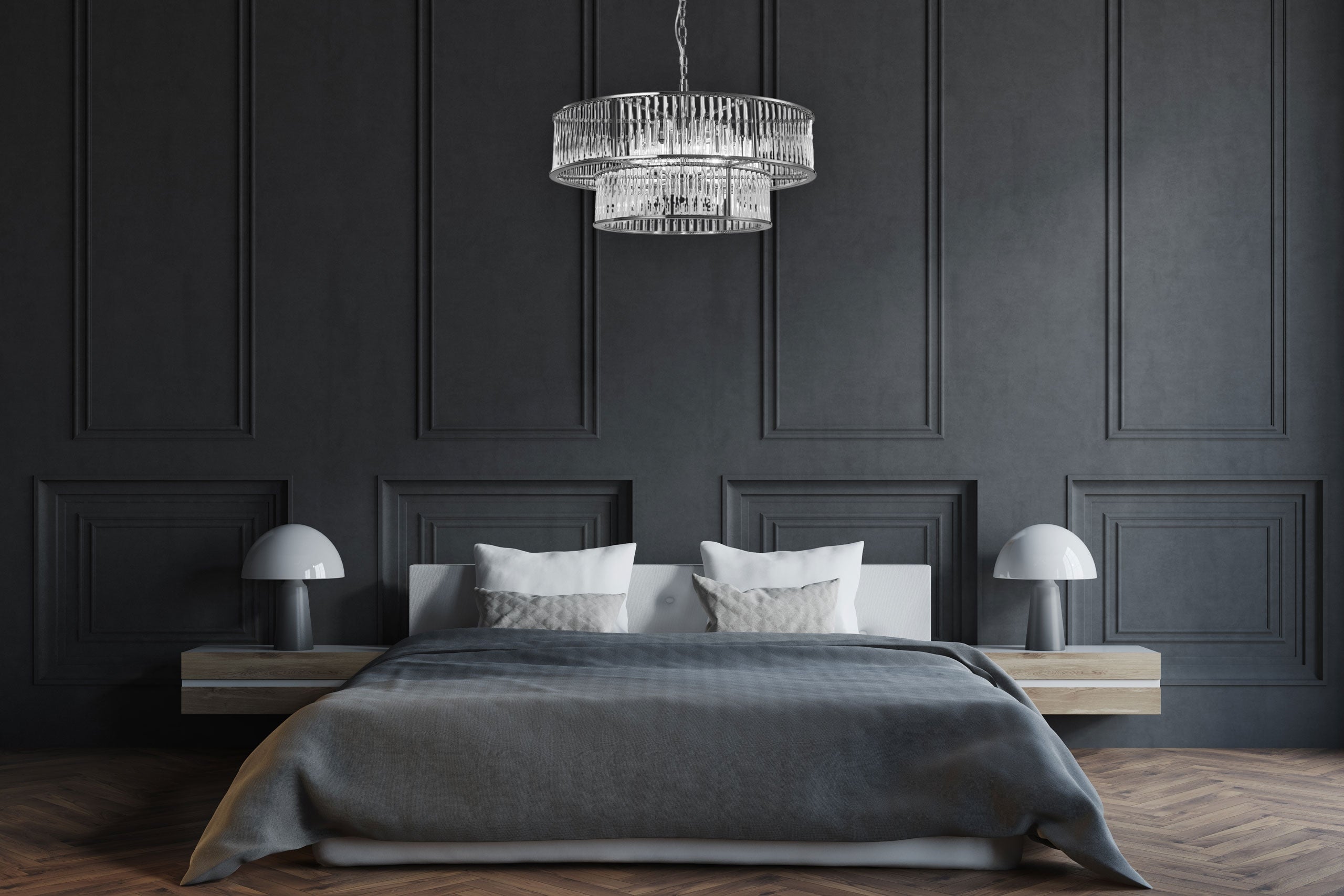 Lampa Kryształowa Wisząca APP1563-8CP Chrom  2