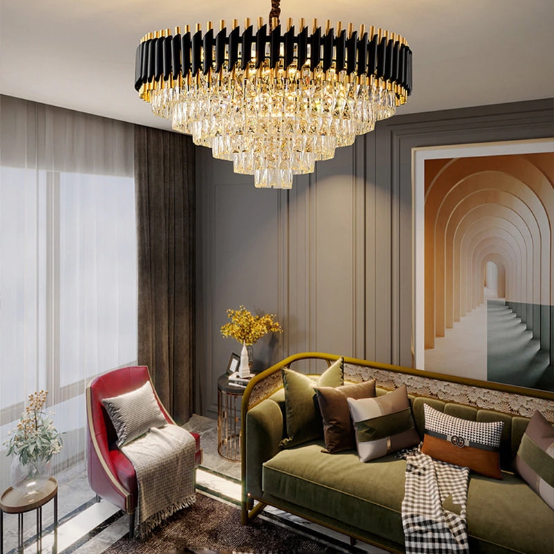 Lampa Wisząca Z Kryształami App1058-cp  7