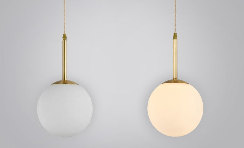 Lampa Sufitowa Szklana APP431-1CP Biała  7