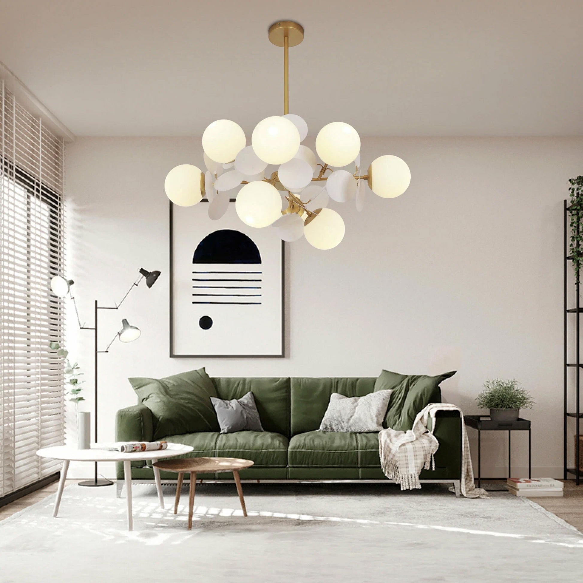 Lampa Sufitowa Wisząca Złota APP1565-12  3