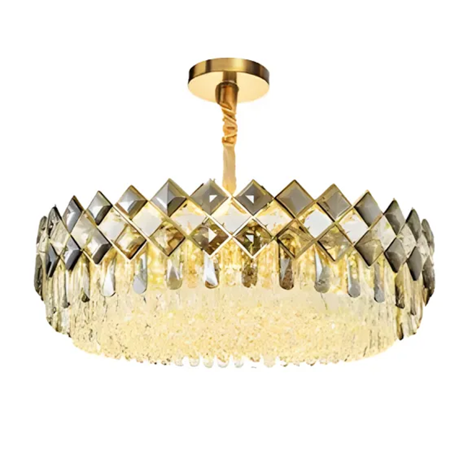 Lampa Kryształowa Wisząca APP1540-8CP60 Gold  1