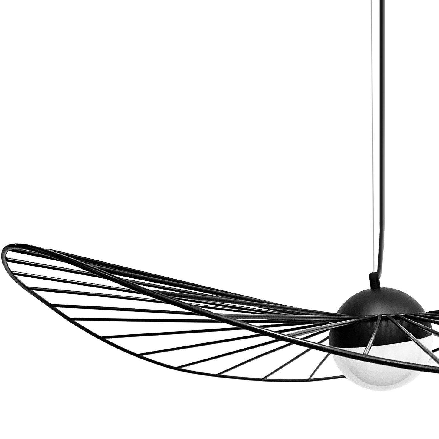 Lampa Wisząca Ażurowa Led 80cm APP652-1CP  4