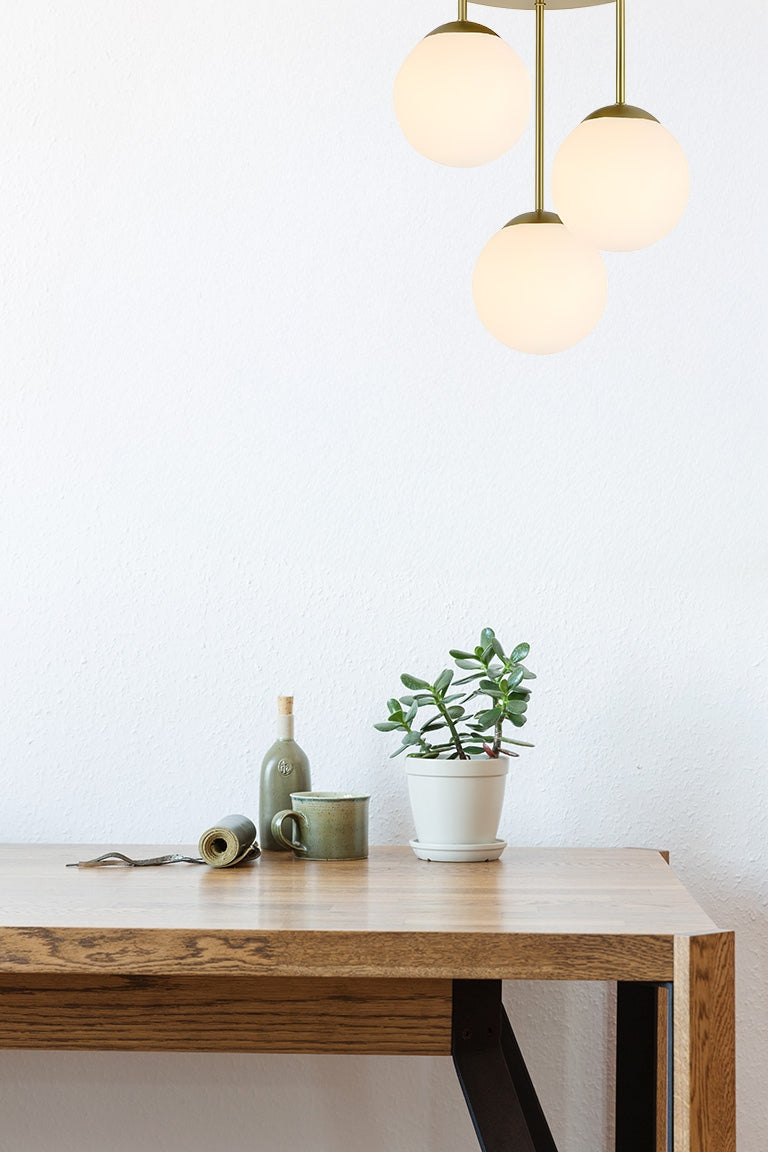 Lampa Sufitowa Wisząca APP1817-3CPR Gold  3