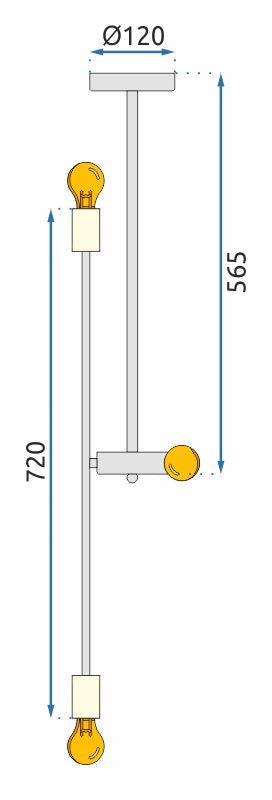 Lampa Wisząca APP1114-6CP  7