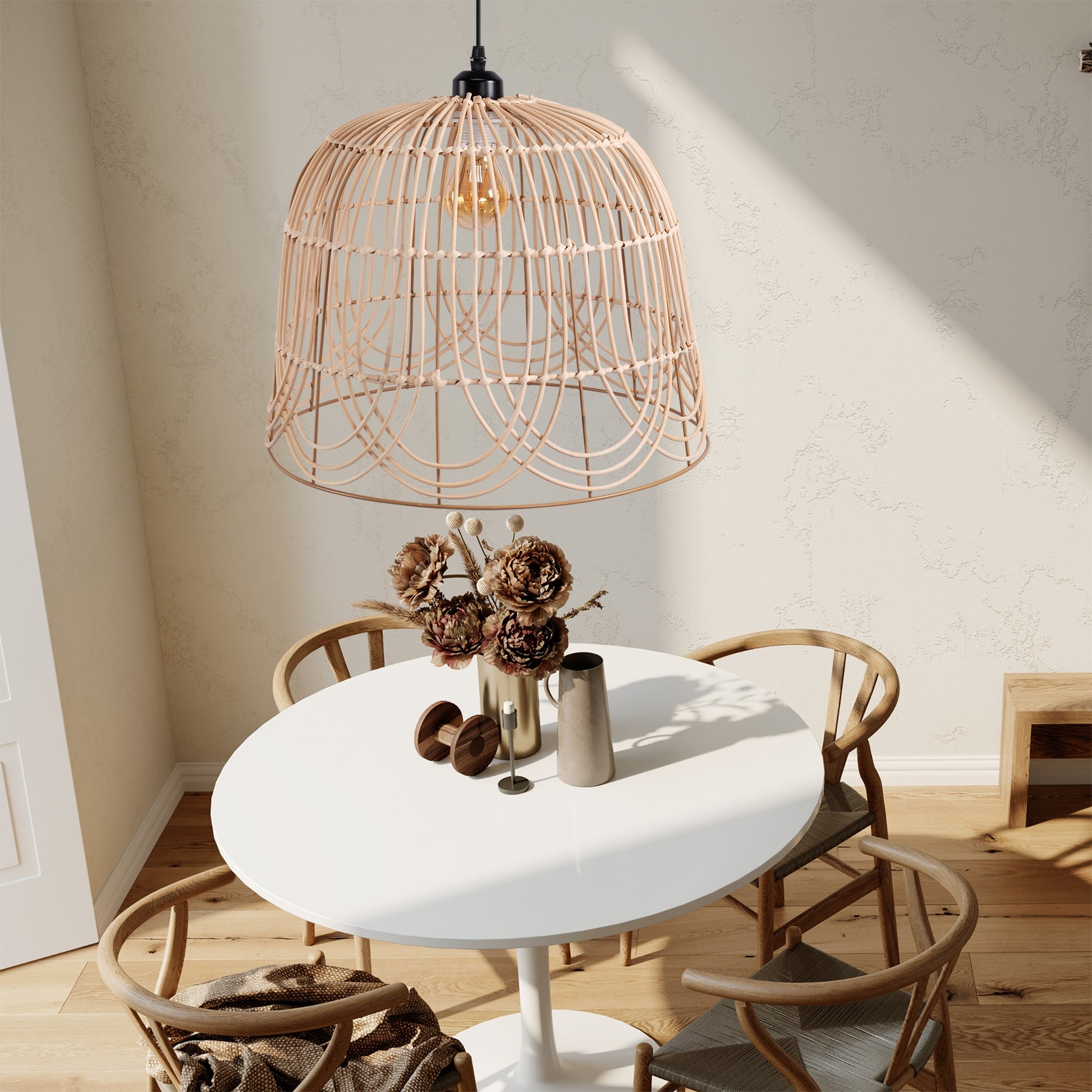 Lampa Sufitowa Wisząca Natural Boho APP1352-1CP 40 Cm  2