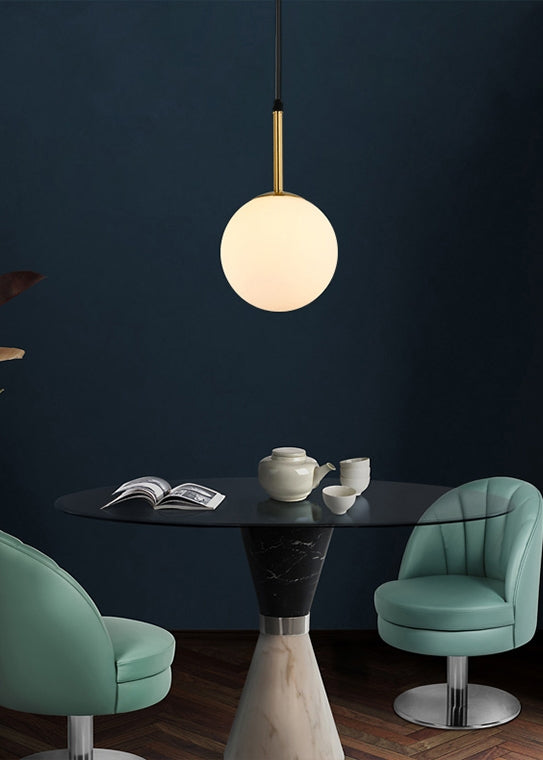 Lampa Sufitowa Szklana APP431-1CP Biała  6