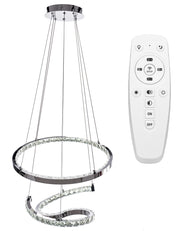 Lampa Kryształowa Wisząca Ring Led APP773-2CP  1