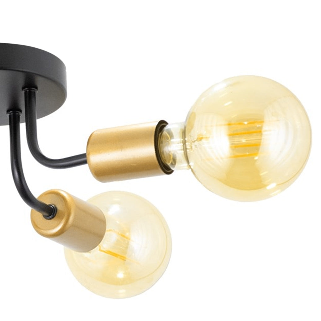 Lampa Wisząca APP1117-3C Czarno Złota  2