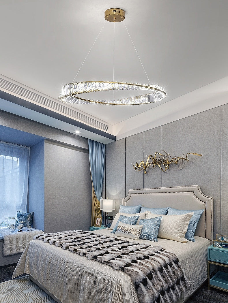 Kryształowa Lampa Sufitowa Led APP1064-1CP  5