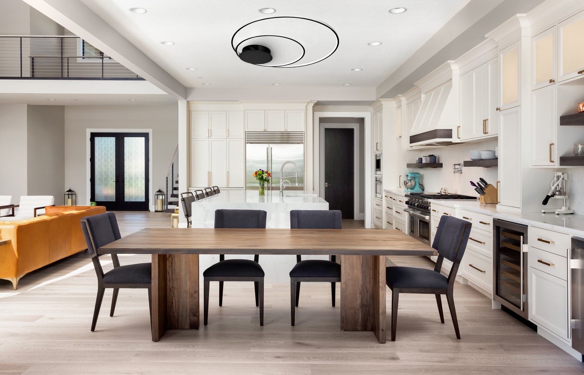 Lampa Sufitowa Z Pilotem Plafon Led App802-c Czarna  5