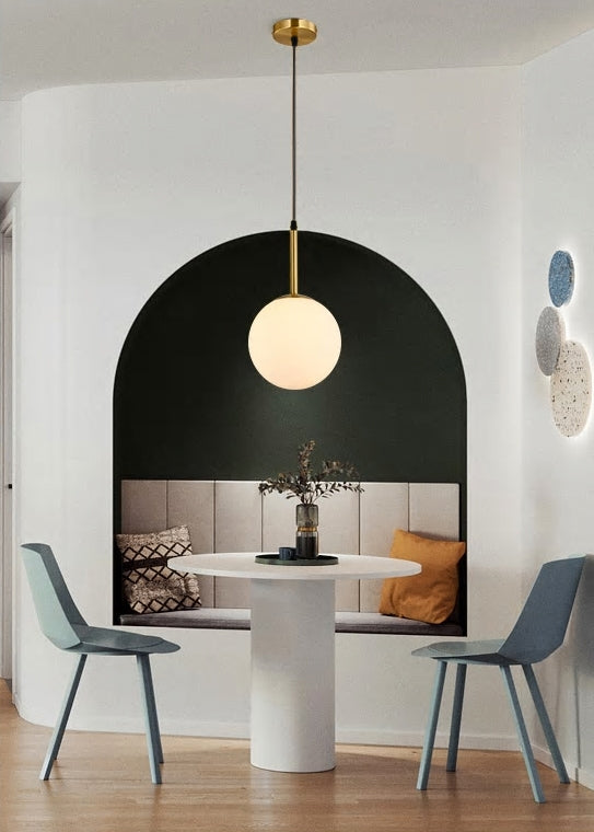 Lampa Sufitowa Szklana APP431-1CP Biała  5