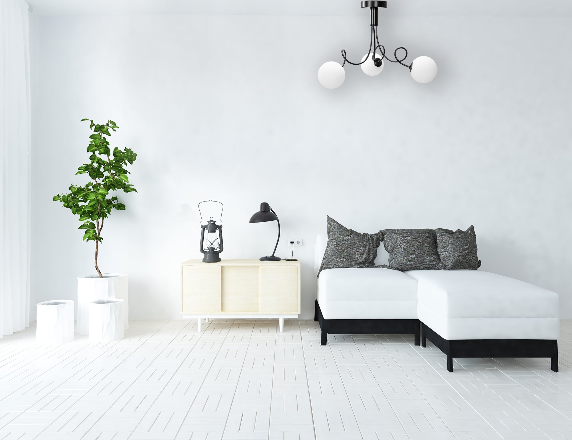 Lampa Sufitowa APP1154-3CP Czarna  8