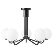 Lampa Wisząca Sufitowa Czarna APP1578-5C  1