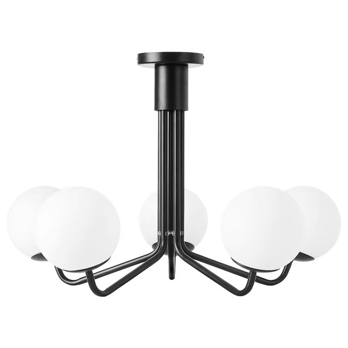 Lampa Wisząca Sufitowa Czarna APP1578-5C  1