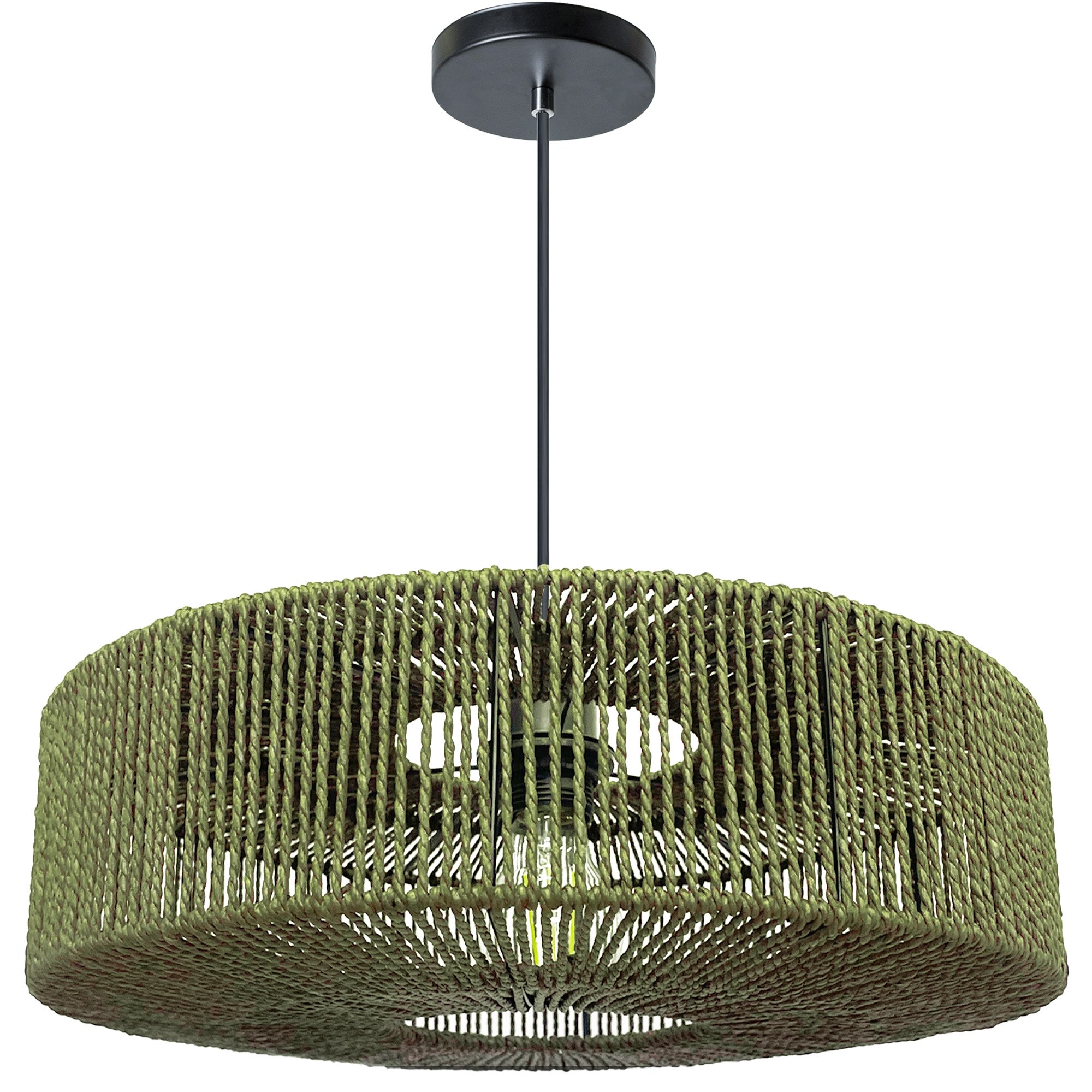 Lampa Wisząca Boho APP1296-1CP Green  1