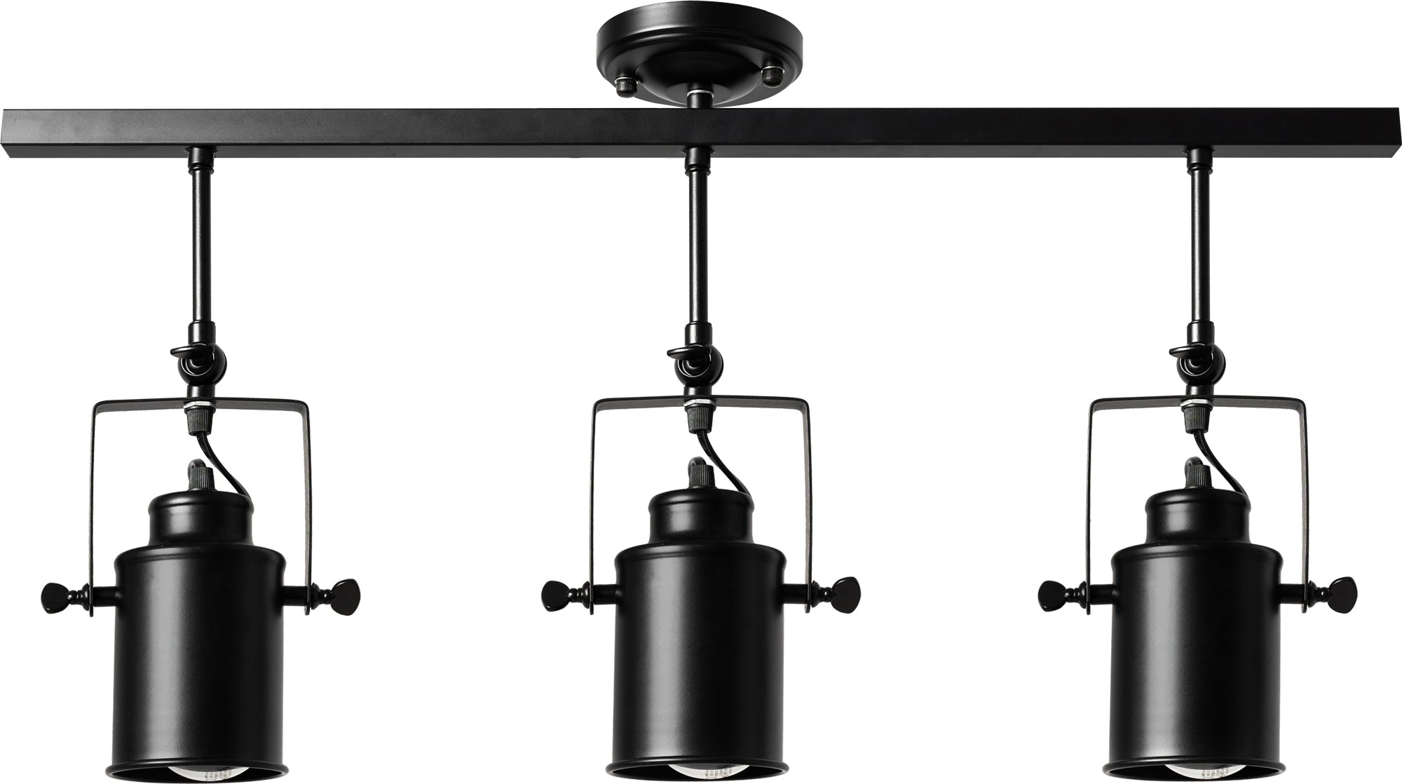 Reflektor Lampa Ruchoma Spot Sufitowa Potrójna E27 APP487-3C Czarna  2