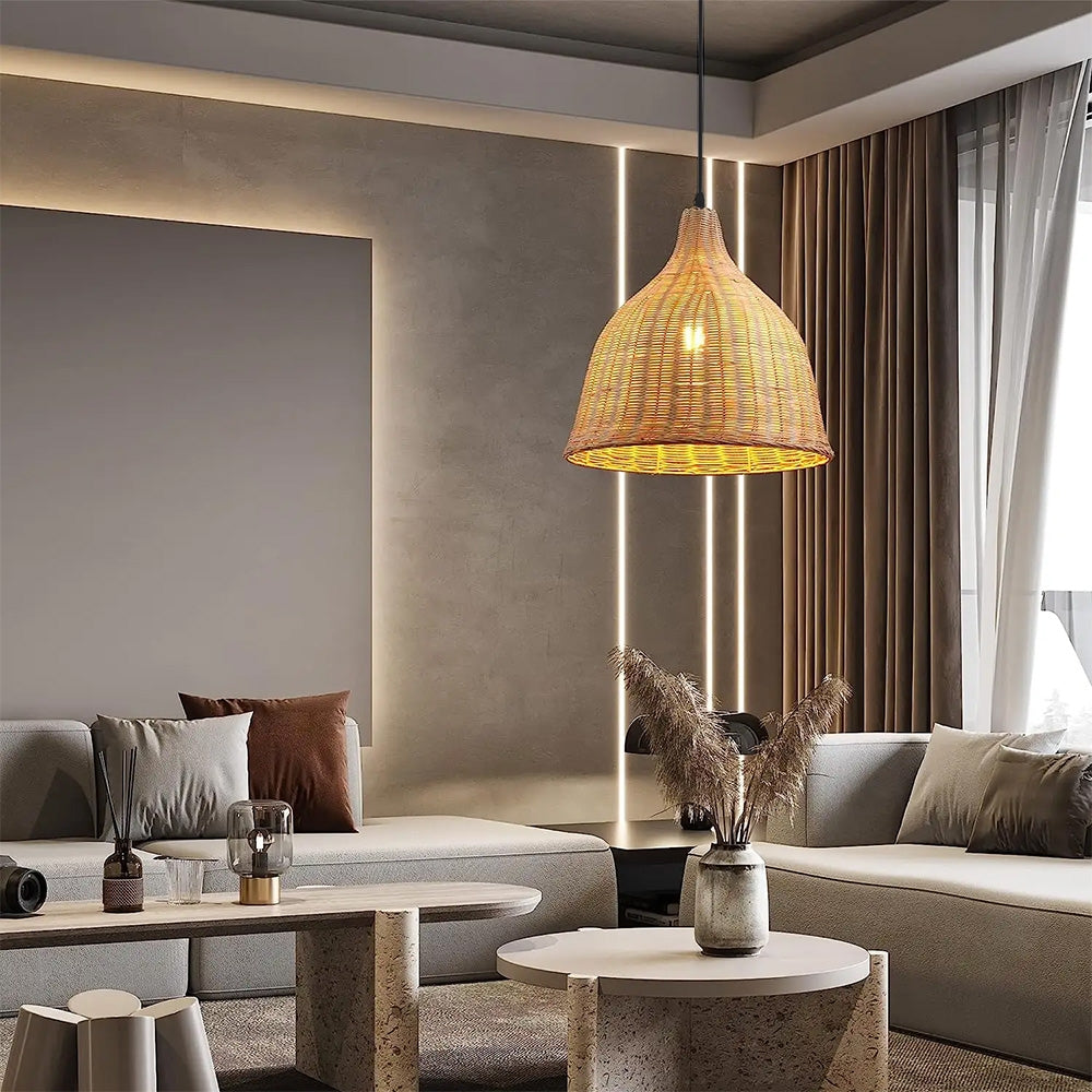 Lampa Sufitowa Wisząca Boho Natural APP1647-1CP  2