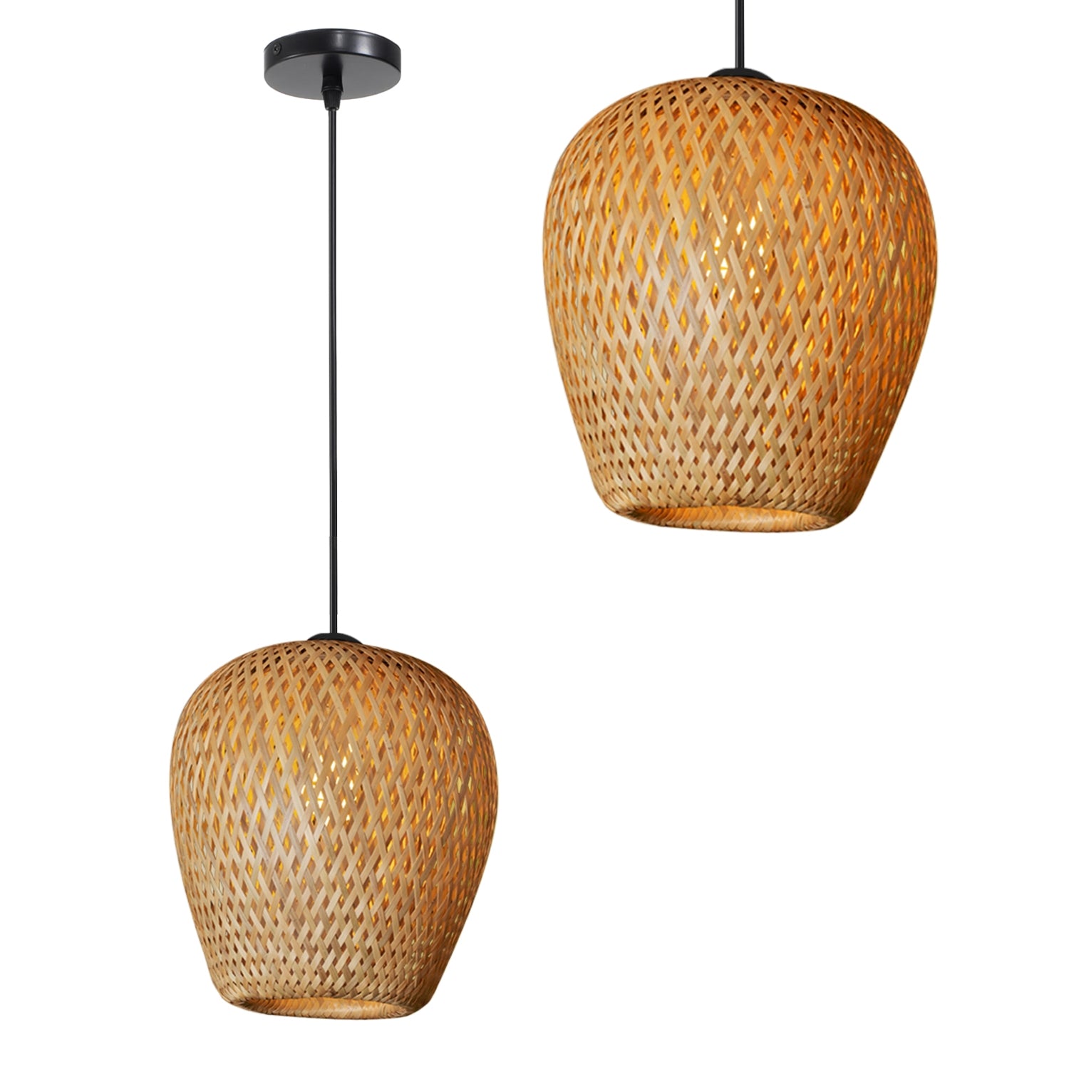 Lampa Sufitowa Wisząca Boho Natural APP885-1CP  1