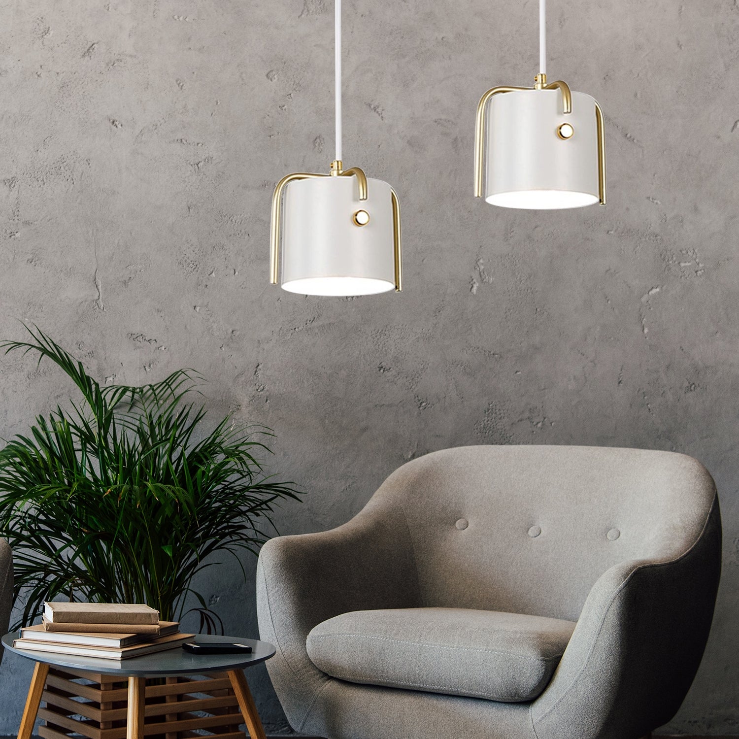 Lampa Sufitowa APP935-1CP Elegent Biała  3