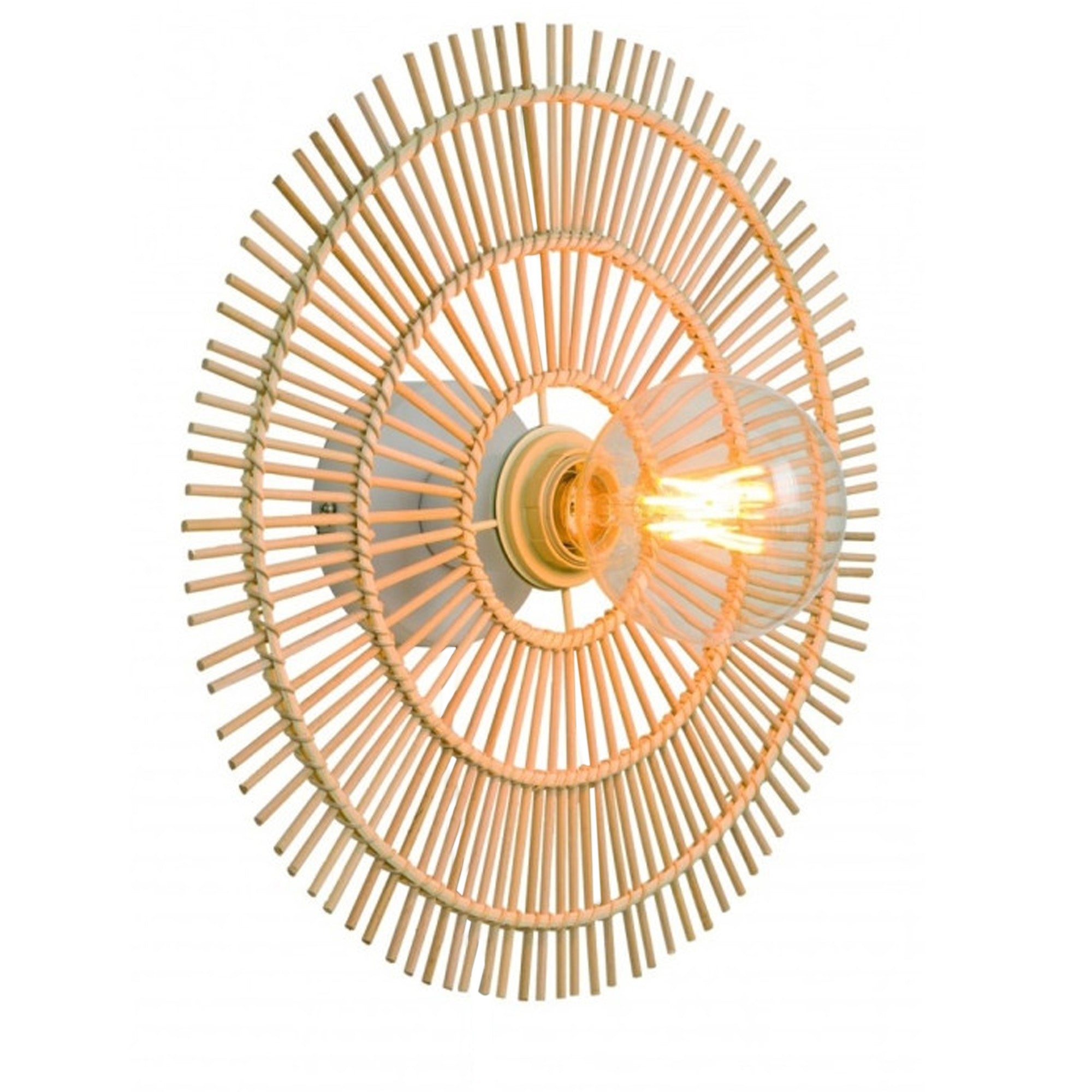 Kinkiet Bambusowy Boho App1267  1