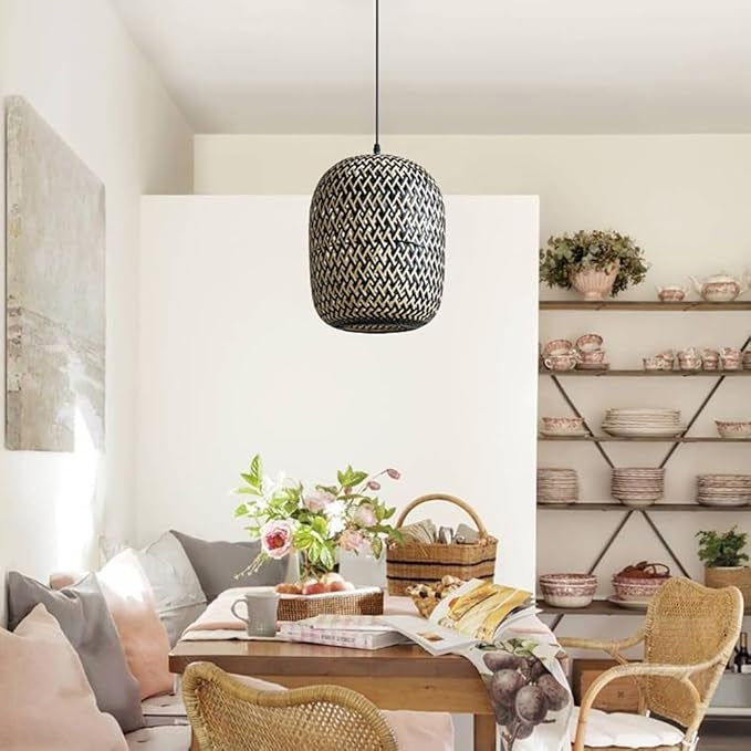 Lampa Sufitowa Wisząca Boho Bamboo APP1542-1CP  3