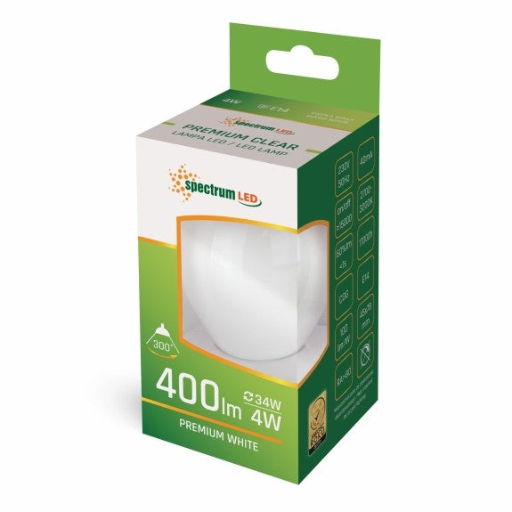 Żarówka Led Kulka E-27 4w 230v Cog Ww Woj+14074  2