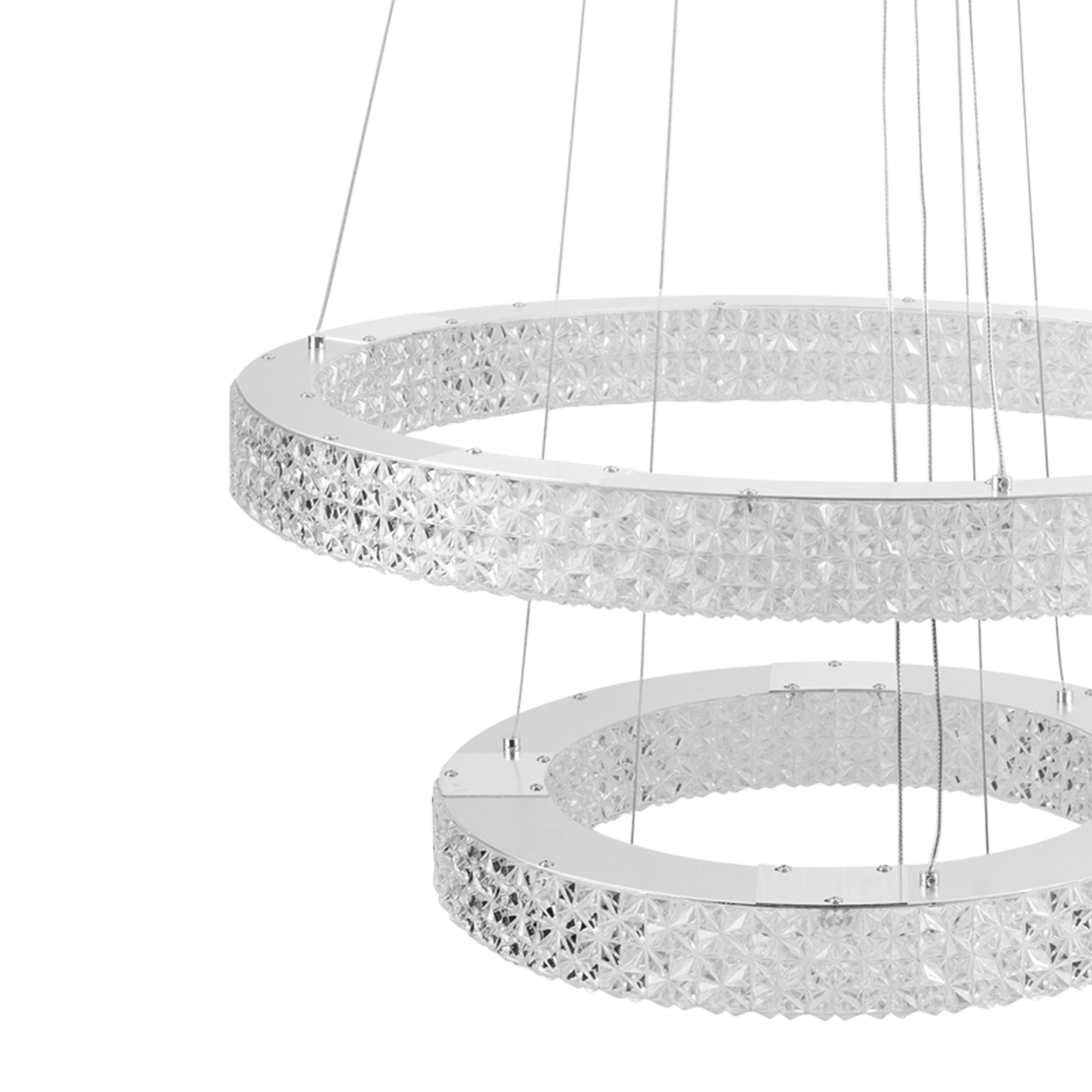 Lampa Wisząca Led Kryształowa Ms007-cp Chrom  5