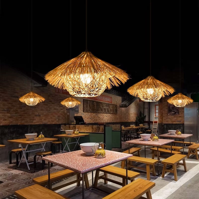 Lampa Sufitowa Wisząca Boho Natural APP1636-1CP  2