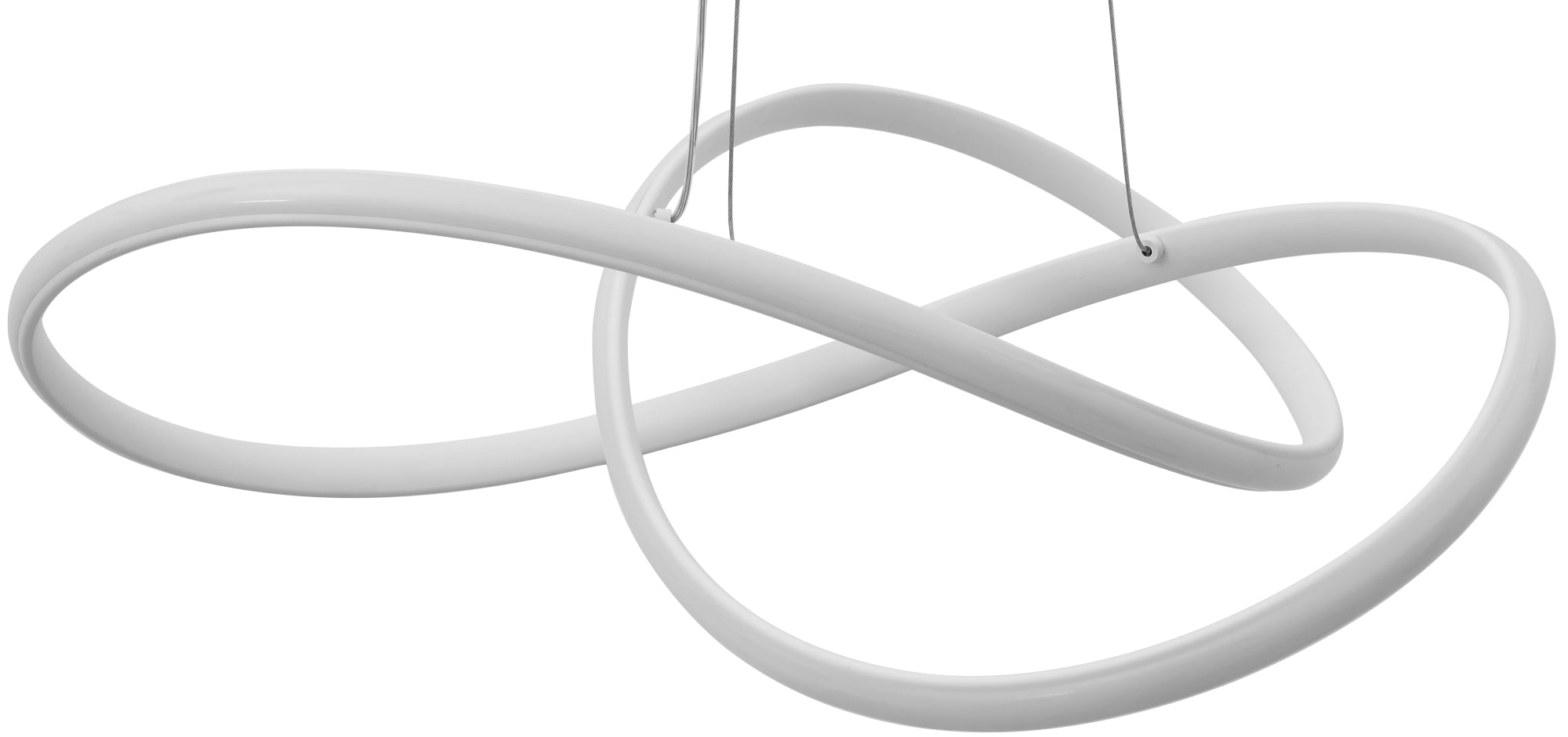 Lampa Sufitowa Wisząca Ring Nowoczesna Led + Pilot App396-cp Biała  4