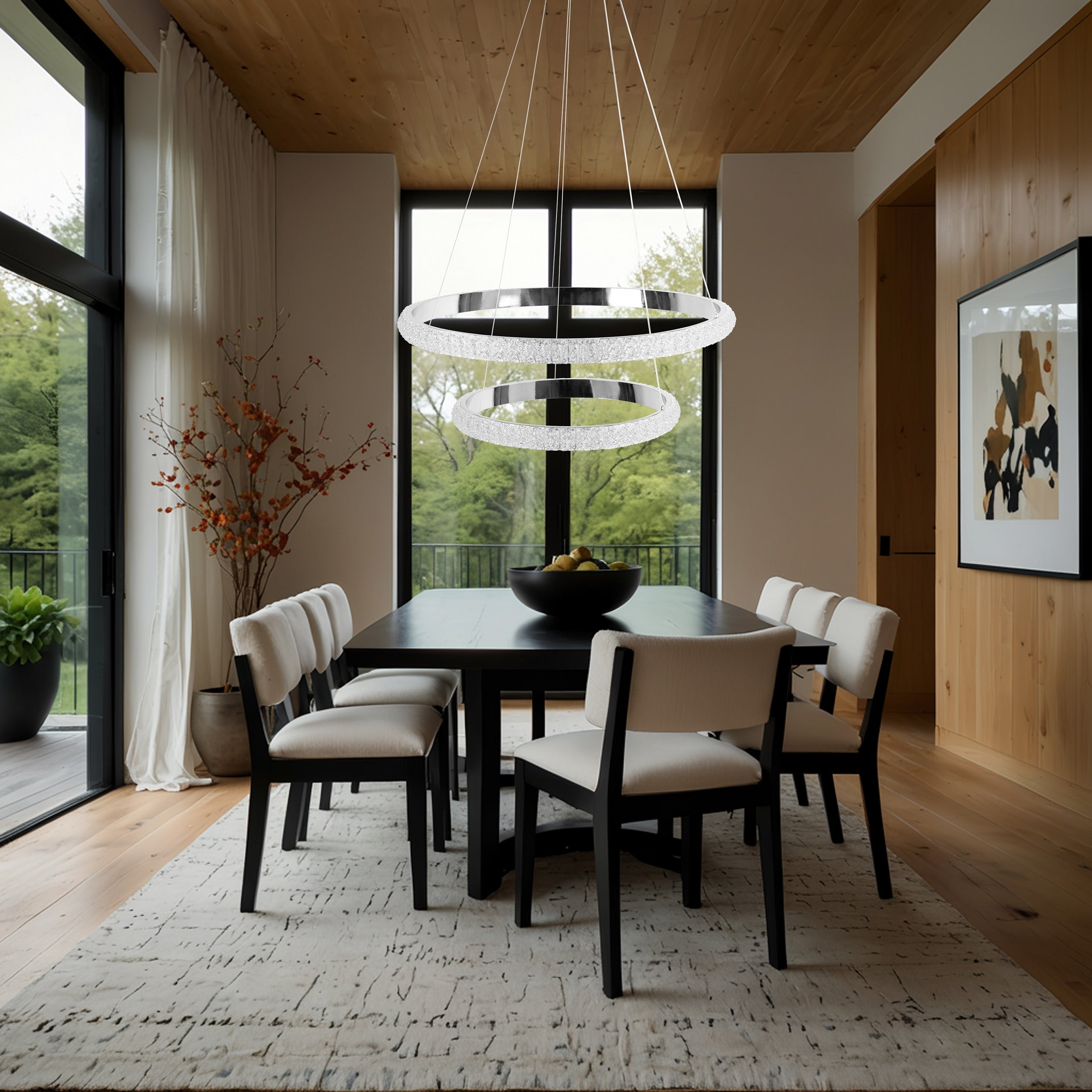 Lampa Wisząca Led G046-2cp Chrome  4