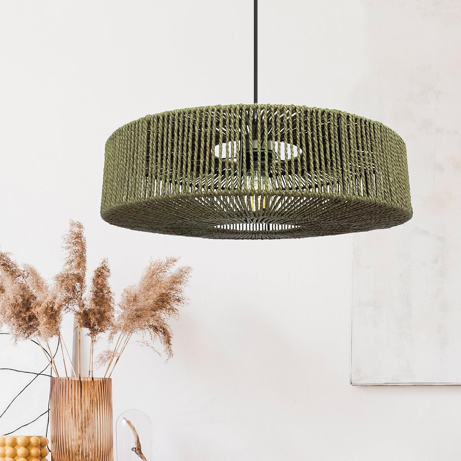 Lampa Wisząca Boho APP1296-1CP Green  6