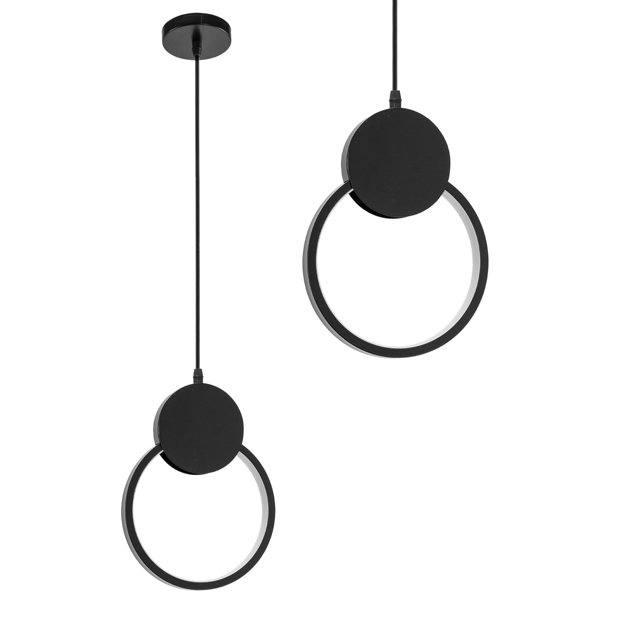 Lampa Sufitowa Wisząca Led App852-cp Czarna  1