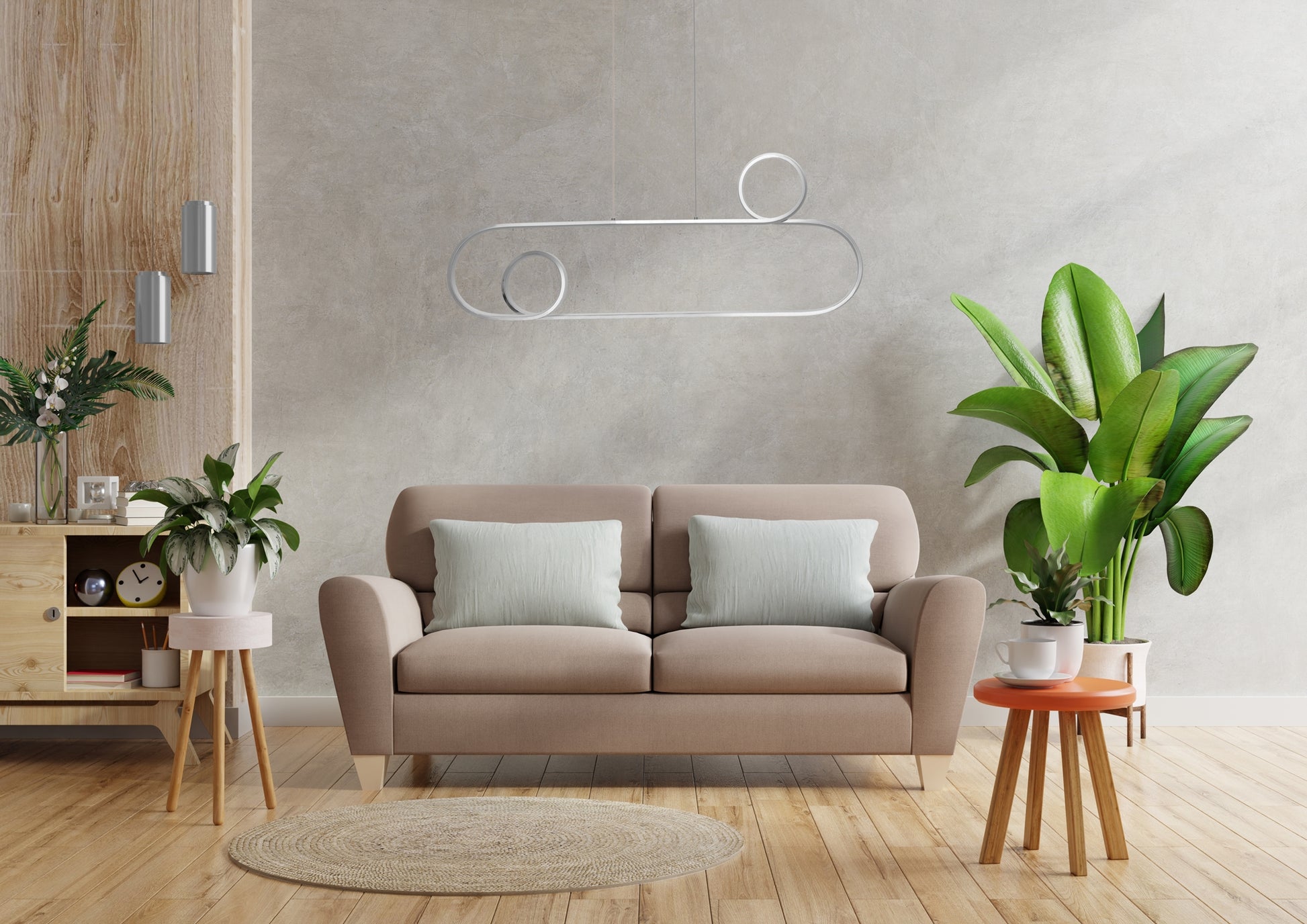 Lampa Sufitowa Wisząca Led App810-cp Chrom + Pilot  8