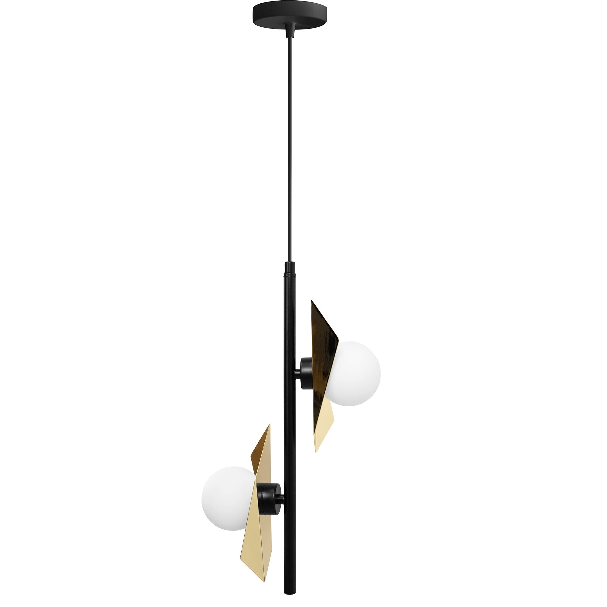 Lampa Sufitowa Wisząca App1410-cp Czarno/złota  4