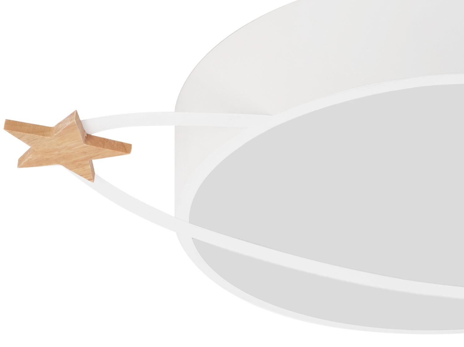 Lampa Plafon Moon App865-c Biała  2